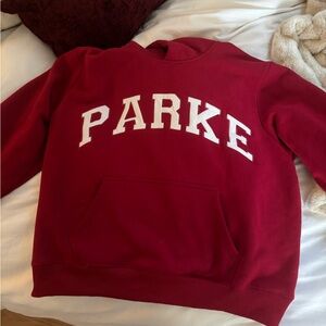 PARKE red hoodie - brand new
